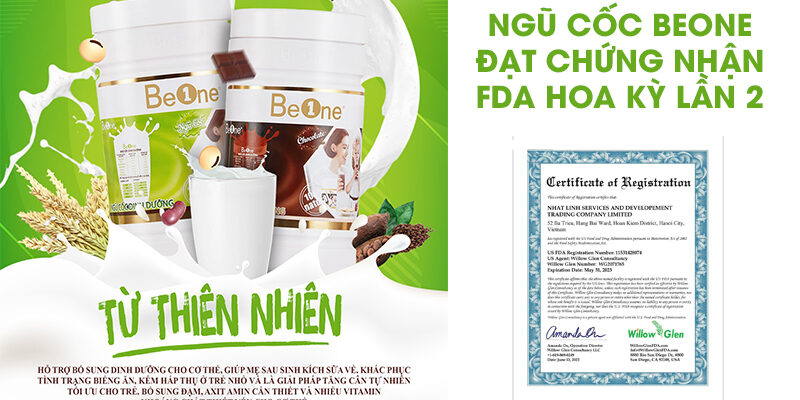 beone hai lần đạt chứng nhận FDA Hoa Kỳ