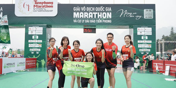 Beone nhà tài trợ giải chạy marathon Tiền Phong 2023